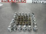 97-04 C5 CORVETTE 19MM LUG NUTS SET WITH COVERS SET OF 20 OEM #VV1017