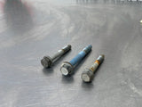 2011 FORD MUSTANG GT ELECTRIC STEERING RACK BOLTS OEM #367