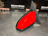 2011 FORD MUSTANG GT LH DRIVER SIDE VIEW MIRROR RED OEM #1348