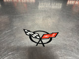 97-04 C5 CORVETTE REAR HATCH TRUNK EMBLEM OEM #1433