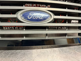 2010 FORD F250 F350 DIESEL BLK FRONT UPPER GRILLE OEM #816
