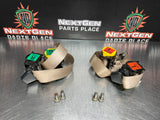 97-04 C5 CORVETTE SEAT BELTS RH LH DRIVER PASSENGER OAK COUPE OEM #788