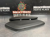 2016 CAMARO SS KNEE PADS CONSOLE TRIM BLCK LEATHER W/ GREY STITCHING OEM #1580