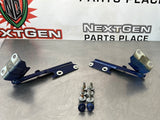 2014 FORD MUSTANG GT HOOD HINDGES DEEP IMPACT BLUE OEM #284
