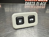2005-13 C6 CORVETTE FUEL DOOR AND REAR LID RELEASE SWITCH LIGHT GREY OEM #704