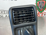 2001 CAMARO Z28 DASH VENT HEADLIGHT BEZEL WITH HEADLIGHT SWITCH OEM #329