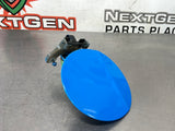 10-14 FORD MUSTANG GT FUEL DOOR GAS LID TANK COVER GRABBER BLUE OEM #491
