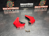 04-06 PONTIAC GTO TORRID RED ROCKER PANEL END CAPS PAIR OEM #1306