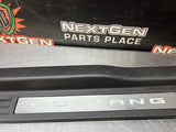 2011 FORD MUSTANG GT LH AND RH ILLUMINATED DOOR SILL TRIM SET OEM #1175