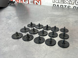 97-04 C5 CORVETTE HOOD INSULATOR RETAINER CLIPS SET OF 15 20064875 OEM #433