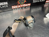 2006 C6 CORVETTE RH PASSNEGER SEAT BELT  CASHMERE OEM #1364