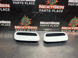 2018-2023 FORD MUSTANG GT LH AND RH HOOD VENTS WHITE OEM #1617