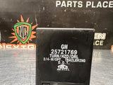 2005 CADILLAC CTS-V HAZARD WARNING/ TURN SIGNAL FLASHER MODULE OEM 25721769 1587