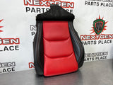 2023 CAMARO 2SS LH DRIVER SEAT RED AND BLACK LOWER CUSHION OEM #268