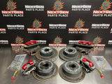 04-06 PONTIAC GTO BRAKE KIT DBA SLOTTED FRONT/REAR ROTORS W HAWK HPS PADS #762