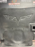 05-07 C6 CORVETTE HOOD INSULATOR LINER W CLIPS OEM #1407