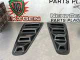2012 FORD MUSTANG GT HYDRO DIPPED CARBON QUARTER GLASS WINDOW VENTS #406