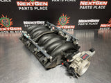 LS1 INTAKE MANIFOLD W/ INJECTORS , FUEL RAILS & THROTTLE BODY OEM 12573572 #663