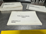2005 CHEVY SILVERADO 2500HD OWNERS MANUAL OEM #802