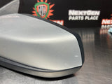 2012 FORD MUSTANG GT LH DRIVER SIDE VIEW MIRROR SILVER OEM #763
