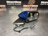 2017 FORD MUSTANG GT RH PASSENGER SIDE VIEW MIRROR BLUE OEM #1378
