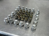 97-04 C5 CORVETTE 19MM LUG NUTS SET WITH COVERS SET OF 20 OEM #VV1017