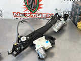 2015 FORD MUSTANG GT LH DRIVER WINDOW MOTOR REGULATOR OEM FR3B-6323201-AT #401