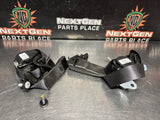 2007 C6 CORVETTE FRONT SEAT BELTS DRIVER / PASSENGER BLK OEM #1520