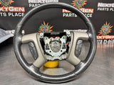2011 CHEVY SILVERADO LT CREW 2500HD DURAMAX STEERING WHEEL OEM #710