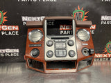 2014 FORD F350 RADIO BEZEL WOOD GRAIN DC34-2504302-C OEM #1333