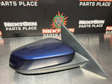 2012 FORD MUSTANG GT RH PASSENGER SIDE VIEW MIRROR KONA BLUE OEM #730