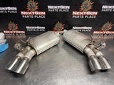 2015 CAMARO SS NPP BI MODE QUAD TIP DUAL EXHAUST MUFFLERS OEM #1450