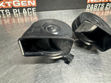2016 FORD MUSTANG GT FACTORY DUAL HORNS WITH BRACKET OEM #815