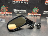 2005 C6 CORVETTE LH DRIVER SIDE MIRROR BLK OEM #1468