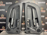 2016 FORD MUSTANG GT BLK CLOTH INTERIOR DOOR PANELS OEM #1388