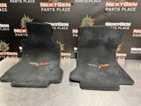2011 C6 CORVETTE LLOYD FRONT FLOOR MATS BLACK OEM #741