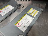 2011 FORD F350 SUN VISOR SET GREY OEM #711