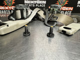 2007 C6 CORVETTE USED OEM FRONT SEAT BELTS DRIVER / PASSENGER GREY #704