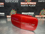 97- 04 C5 CORVETTE FRONT LICENSE PLATE COVER LIGHT CARMINE RED METALIC OEM 10256977 #1380