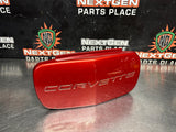 97- 04 C5 CORVETTE FRONT LICENSE PLATE COVER LIGHT CARMINE RED METALIC OEM 10256977 #1380