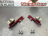 2011 FORD MUSTANG GT RH AND LH HOOD HINGES RED OEM #449