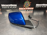 2017 FORD MUSTANG GT RH PASSENGER SIDE VIEW MIRROR BLUE OEM #1378