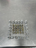 97-04 C5 CORVETTE 19MM LUG NUTS SET WITH COVERS SET OF 20 OEM #VV1017