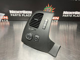2009 CHEVY SILVERADO 2500HD DRIVER LEFT DASH VENT HEADLIGHT SWITCH HOUSING 718