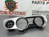 2013 MUSTANG GT DASH SPEEDOMETER CLUSTER TRIM BEZEL OEM #491