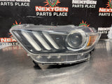 2016 FORD MUSTANG GT LH DRIVER SIDE XENON HEADLIGHT OEM #1478