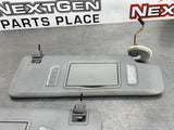 2016 CAMARO SS SUN VISORS LIGHT GREY OEM #257