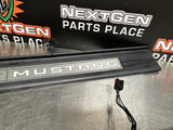 2017 MUSTANG GT CONVERTIBLE ILLUMINATED DOOR SILL PANELS OEM #794