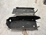 2006 C6 CORVETTE FRONT CARPET DRIVER AND PASSENGER BLCK OEM #1407