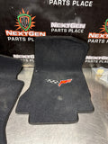 2006 C6 CORVETTE LLOYD FRONT FLOOR MATS BLACK OEM #1407